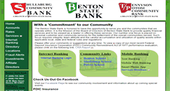 Desktop Screenshot of bentonbank.com