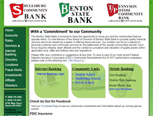 Tablet Screenshot of bentonbank.com